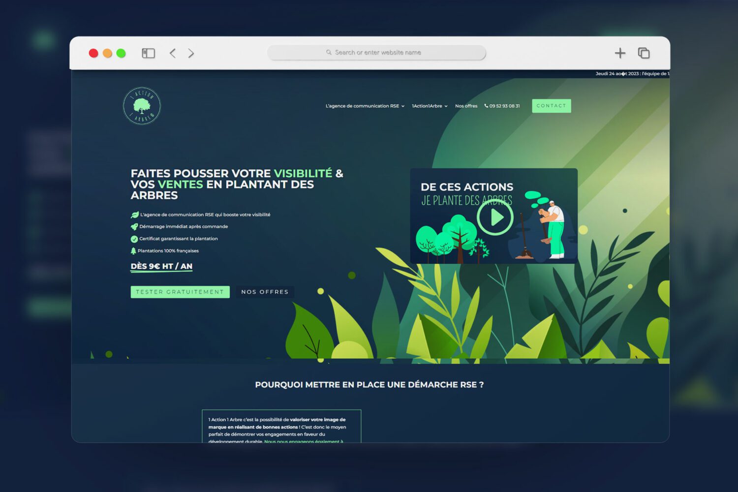 1Action1Arbre – Communication RSE