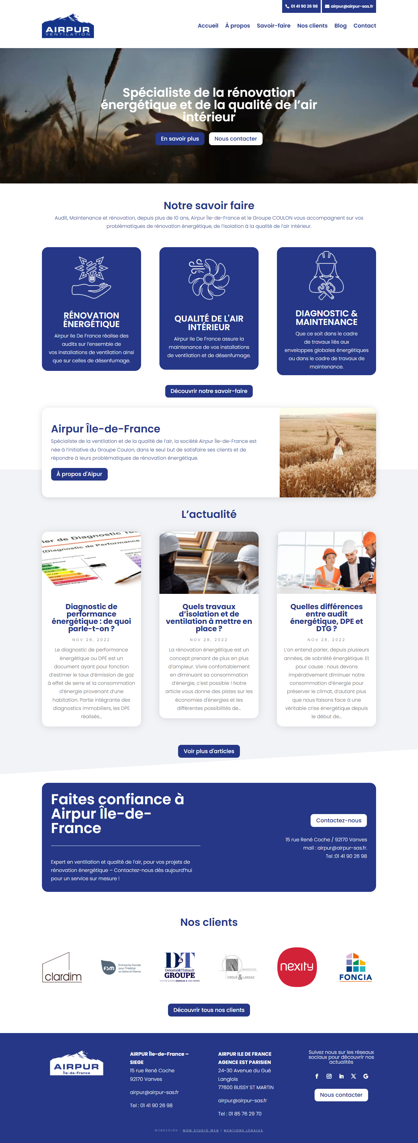 Site complet Forgelec